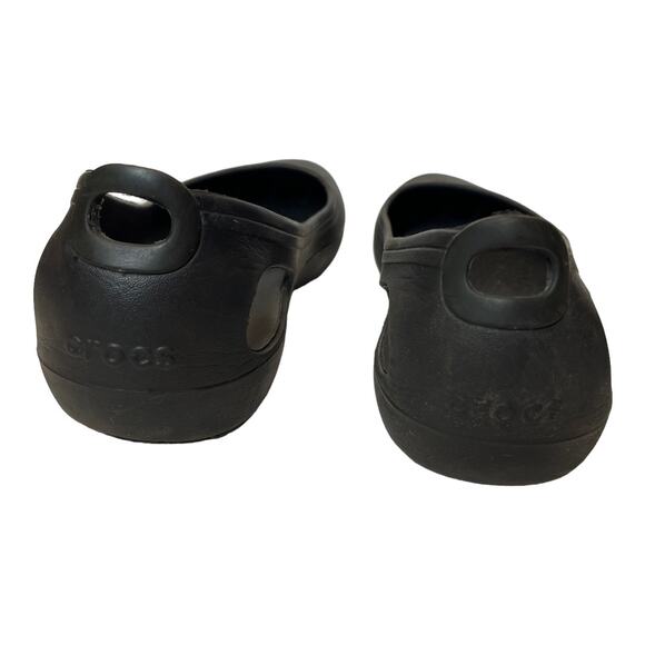 Crocs Kadee Flats Sandals Black 8 - Picture 3 of 6